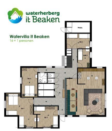 Watervilla It Beaken Heeg Exterior photo